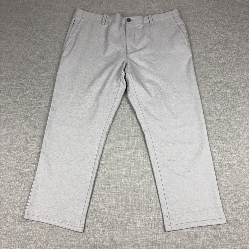 Tommy Bahama Pants Mens 38x28‎ Gray Microfiber Chino Relaxed Flat Front Casual